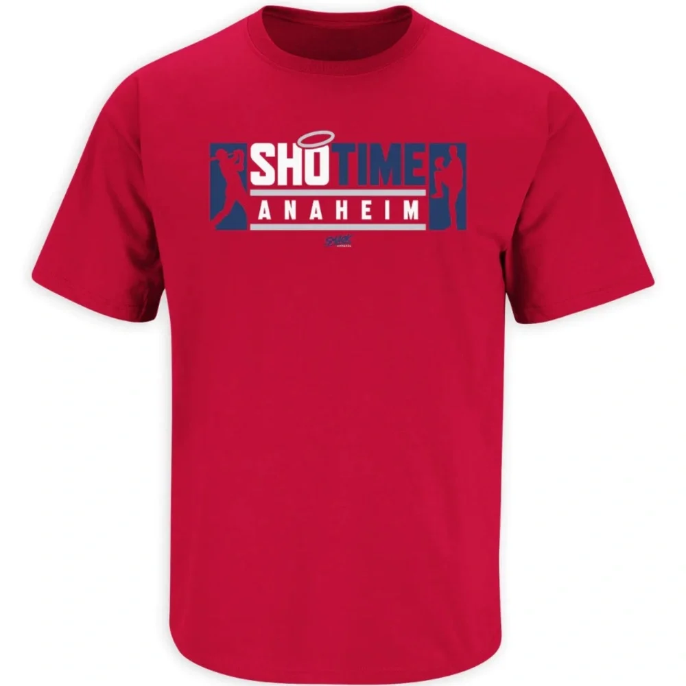Smack Red Shohei Ohtani Anaheim Angels long sleeve - Picture 2 of 9